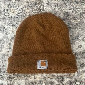Youth Carhartt Tan Knit Beanie